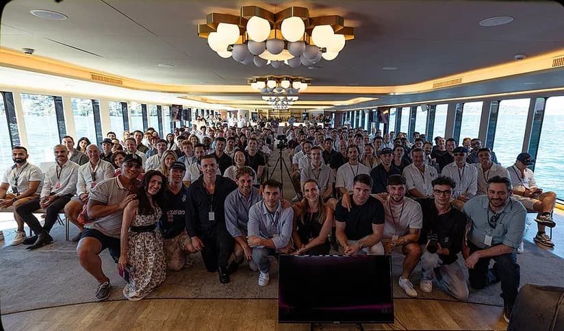 The AAA Accelerator Sydney meetup on Sydney Harbour, 11 October 2025